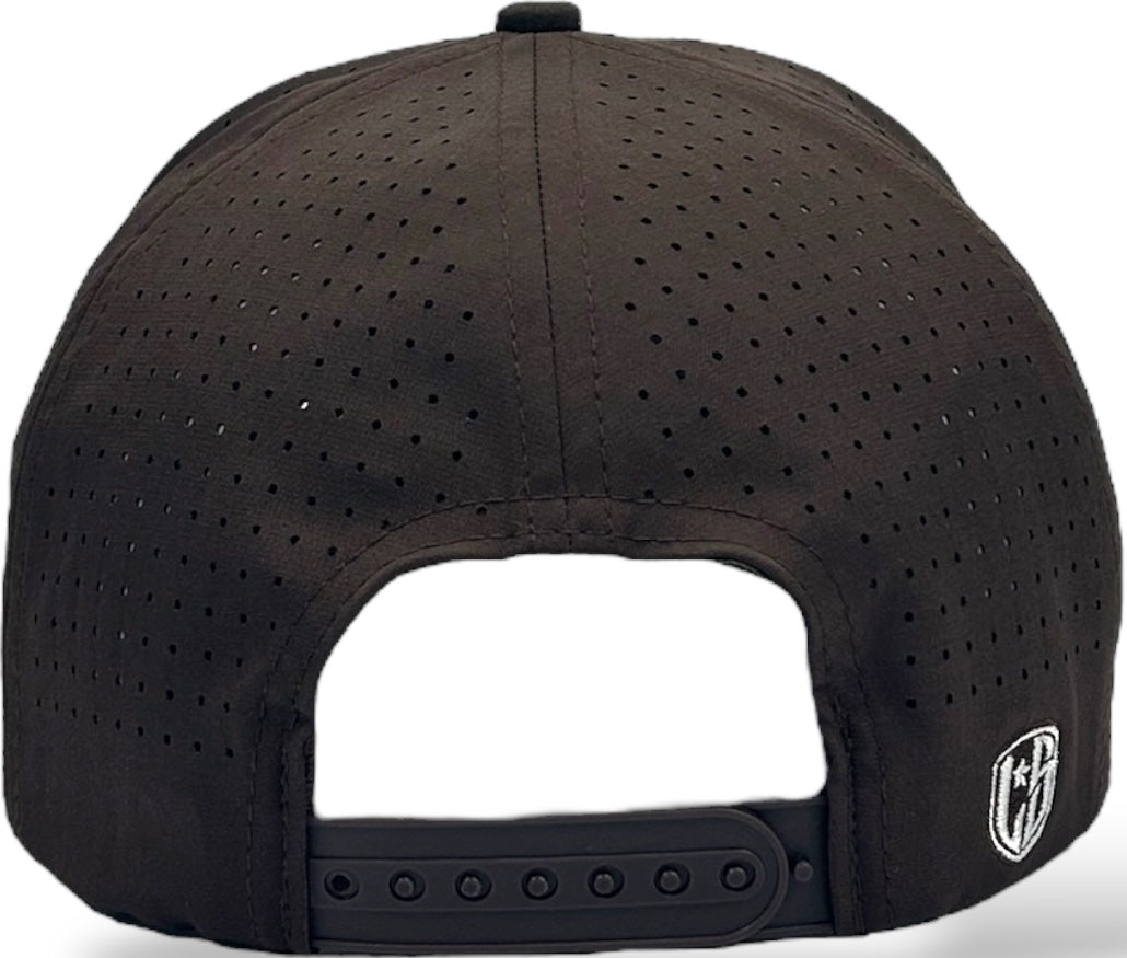 5 Panel Hydro Cap: CHOCOLATE with Rope Snapback