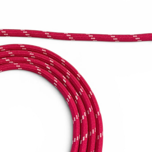 Hot Pink - White Rope