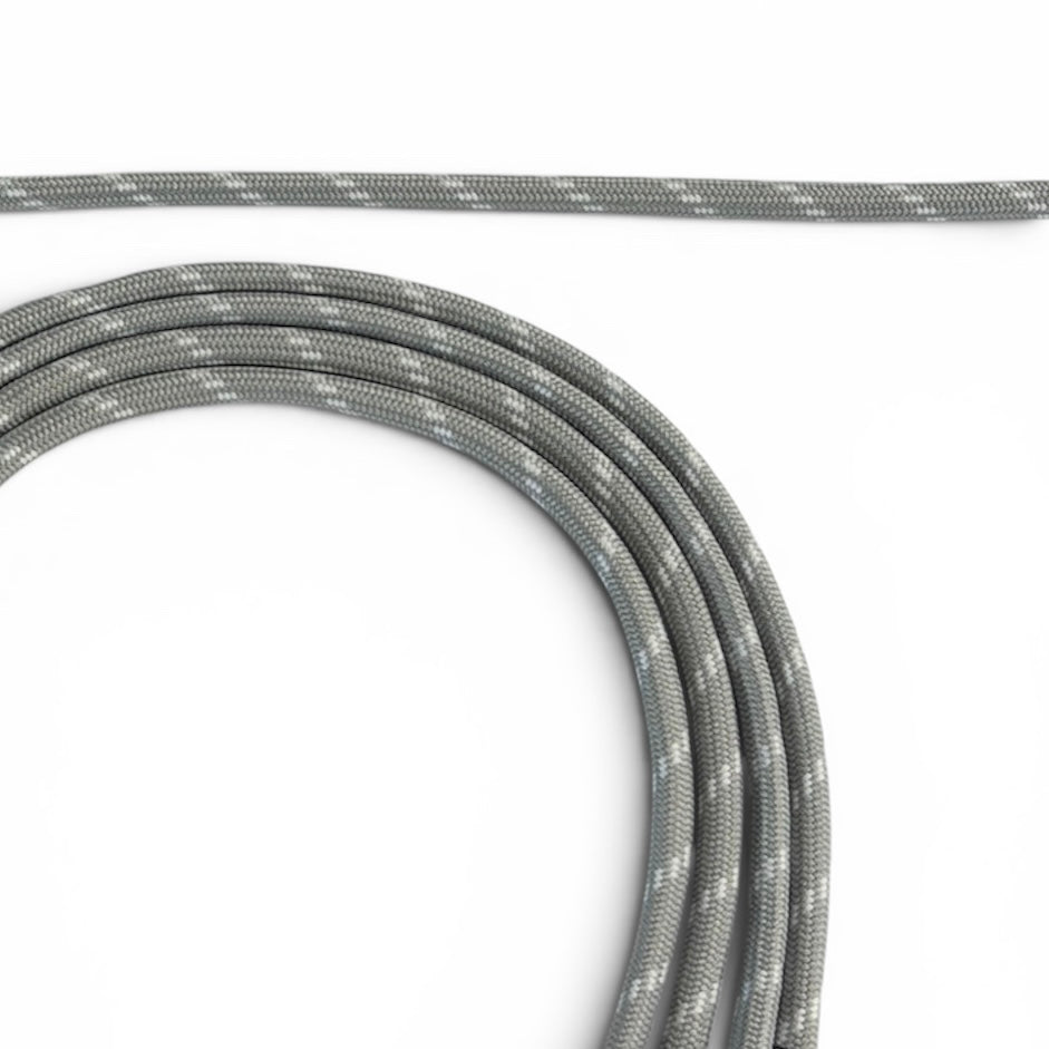 Light Grey - White Rope