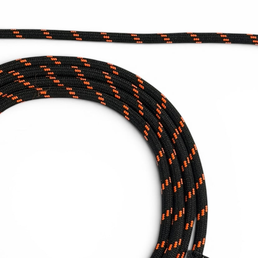 Black - Neon Orange Rope