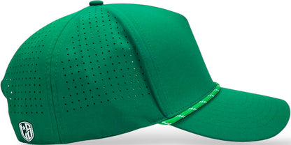 5 Panel Hydro Cap: Dallas Green with Rope Snapback
