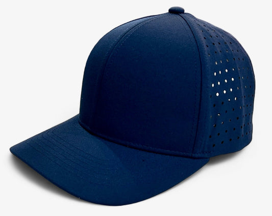 6 panel Hydro Cap: Navy (NO ROPE)