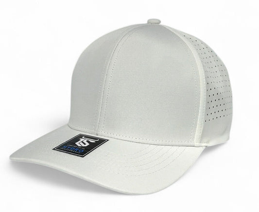 6 panel Hydro Cap: White (NO ROPE)