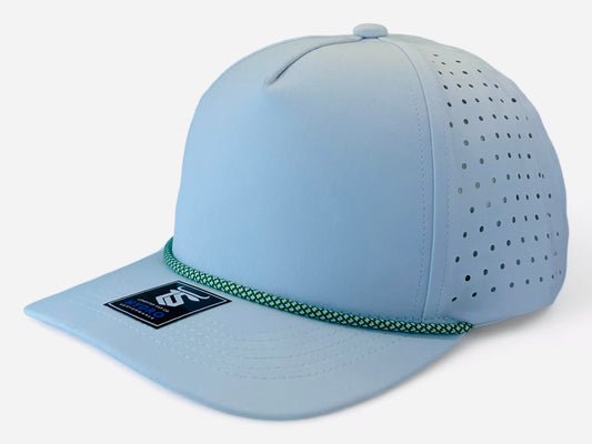 LoneStar Hydro Cap: White - Green/White Rope SAMPLE